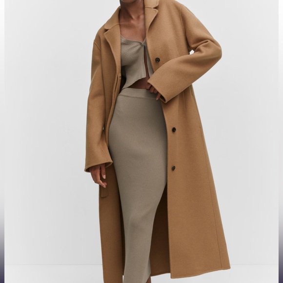 Mango Handmade Oversized Wool Coat - Picture 1 of 5